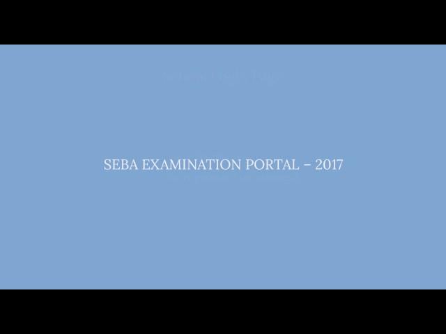 SEBA Online 2016 - Walkthrough