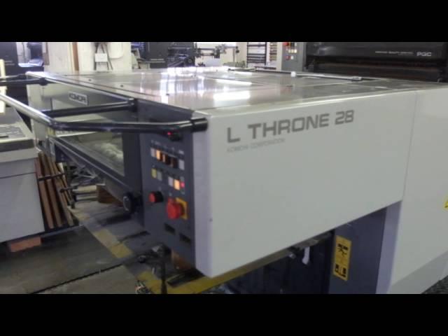 KOMORI LITHRONE L428 NL ES MODEL  YEAR 2004