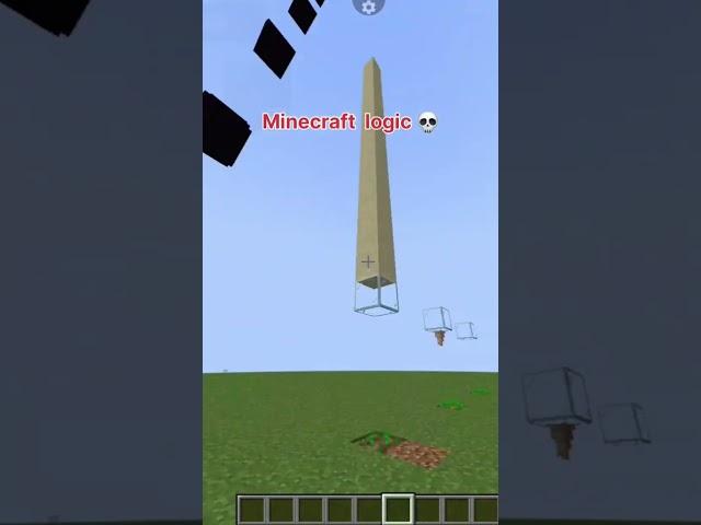 Minecraft  logic #minecraft #pojavlauncher #gaming #channel #comedy