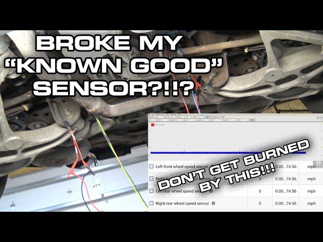 No Sensor Signal After Testing!?  Don't Get Burned On Newer ABS Wheel Speed Sensor Diagnosis