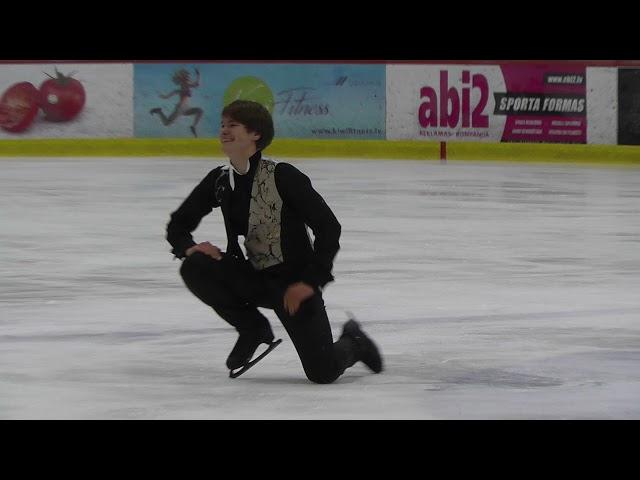 Deniss Vasiljevs, Latvian Championships 2019, after FS - II part