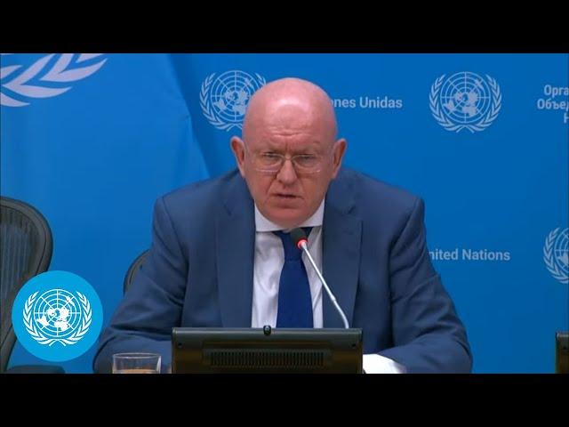 Russia (Security Council President for July) on the Programme of Work | United Nations