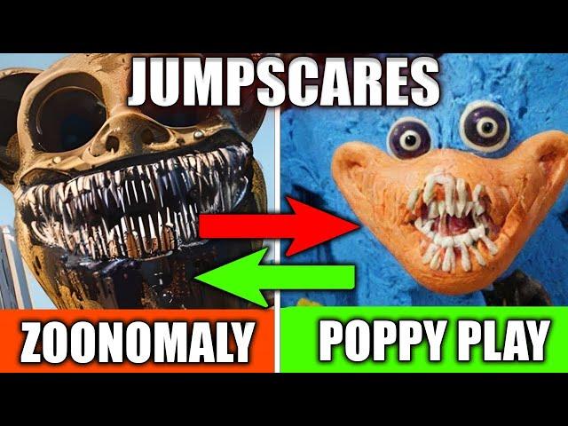 ALL JUMPSCARES Zoonomaly vs Garrys Mod vs Realistic Life vs Poppy Playtime vs Garten Banban MOMENTS