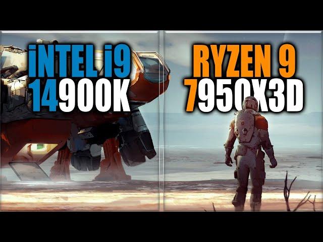 i9 14900K vs 7950X3D Benchmarks - Tested in 15 Games and Applications