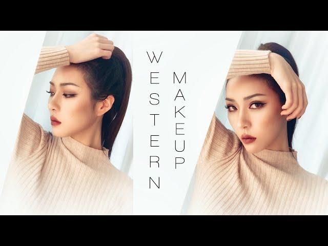 很A！欧美风妆容 五官超立体~ Western Style Makeup [仇仇-qiuqiu]