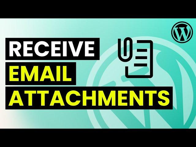 Attach Files in WordPress Contact Form | No Additional Plugin | Send Files in Email from WordPress