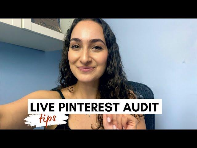 Pinterest for Business Live Account Audit