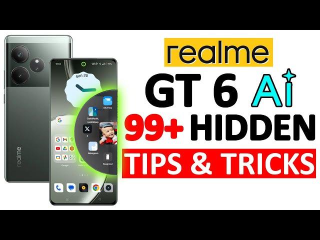 Realme GT 6 AI 99+ Tips, Tricks & Hidden Features | Amazing Hacks - THAT NO ONE SHOWS YOU 