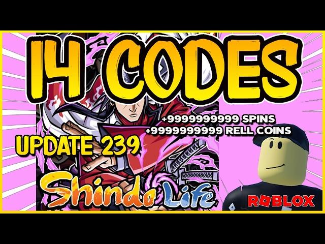 14 NEW WORKING CODES for  SHINDO LIFE  Update 239  Codes for Shinobi Life 2  Roblox 2024