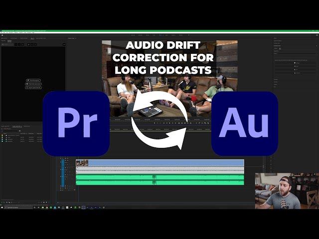 Correcting audio drift in long format podcasts quickly!