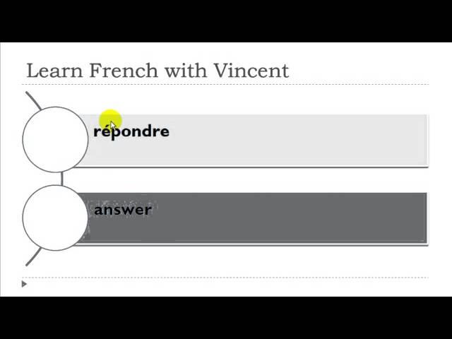 Learn French with Vincent # Discover 400 French verbs # Part 1