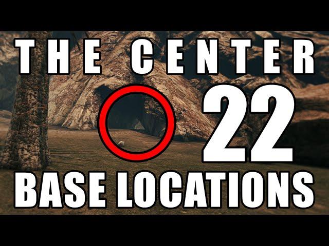 ARK The Center - 22 Base Locations... rat holes, alpha spots, hidden locations and more...