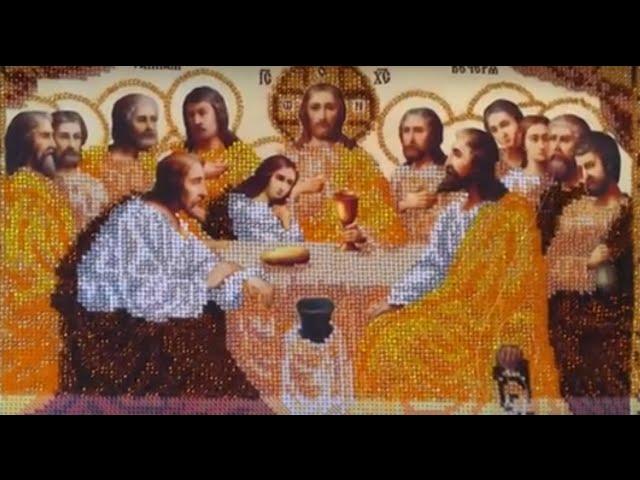 Вышивка Бисером Иконы Процесс вышивки иконы бисером