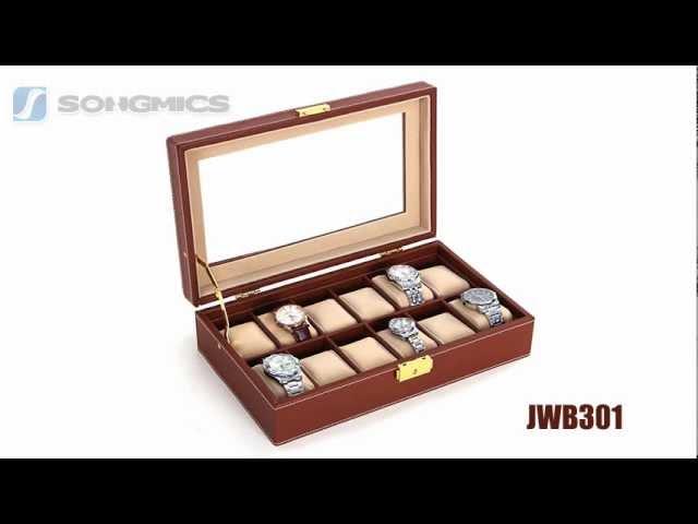 Uhrenbox Uhrenkoffer Uhrentruhe Uhrenkasten Uhrenschatulle JWB401