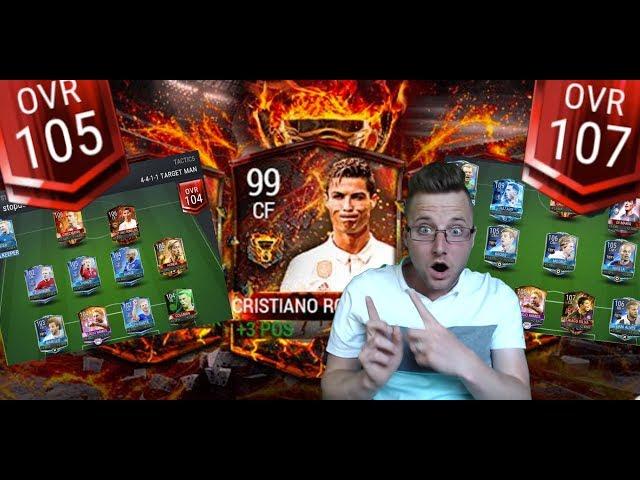 FIFA Mobile New 99 OVR Tournament Winner Cristiano Ronaldo Gameplay vs 107 OVR! Insane Bicycle Goal!