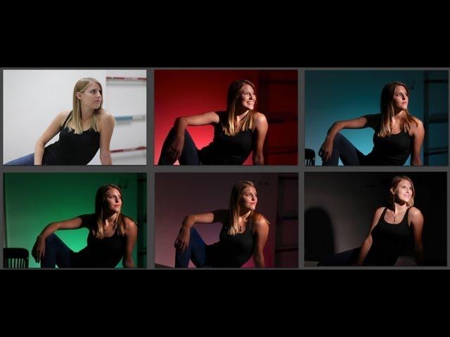 How To Create A Photo Studio Anywhere Using A Snoot And Color Gels