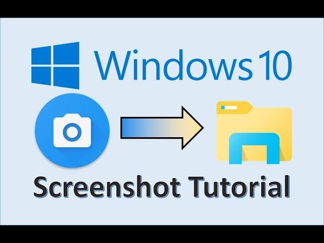 Windows 10 - Screenshots - How to Take a Screenshot - Print Screen in Computer on PC Laptop Tutorial