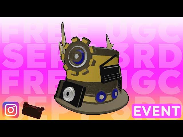 [EVENT] HOW TO MY NEW FREE UGC STEAMPUNK MEDIA TOP HAT !