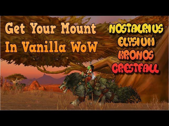 How to Get First Mount in Classic WoW