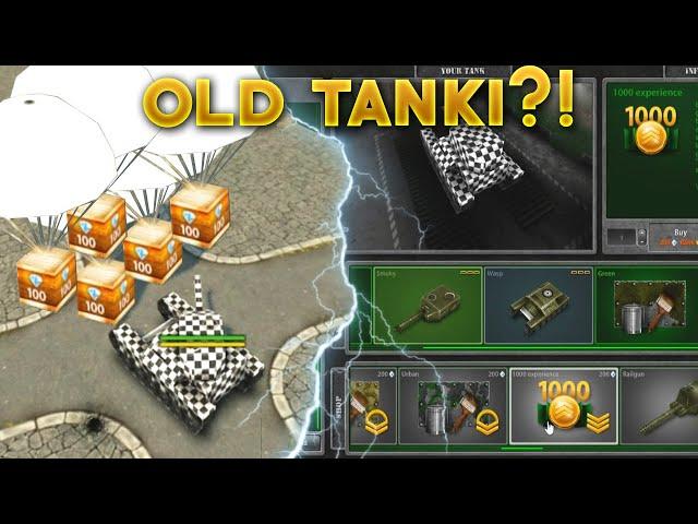 Old Tanki Is BACK?! Old CrystalBoxes, GoldBoxes, Garage, Skins - How to play Old Tanki on MyTanks!