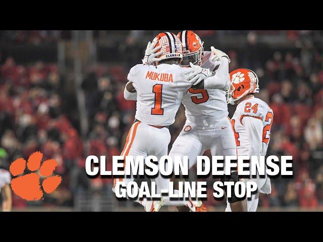 Clemson Defense Makes Winning Goal-Line Stand