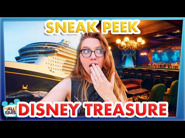 EXCLUSIVE SNEAK PEEK! I Went Inside Disney's NEW Cruise Ship -- Disney Treasure