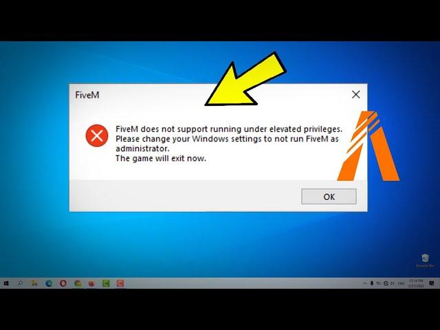 FiveM does not support running under elevated privileges, Please change your Windows settings 𝐅𝐈𝐗𝐄𝐃