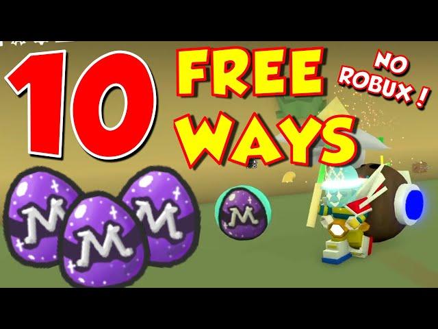 10 FREE WAYS TO GET MYTHIC EGGS in BEE SWARM SIMULATOR