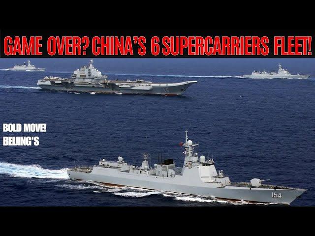 China’s 6 Supercarriers Fleet Just Shocked the World!