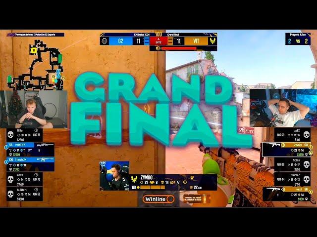 ДМИТРИЙ ЛИКС и СТРОГО смотрят ФИНАЛ: G2 vs VITALITY  -  GRAND FINAL IEM DALLAS 2024