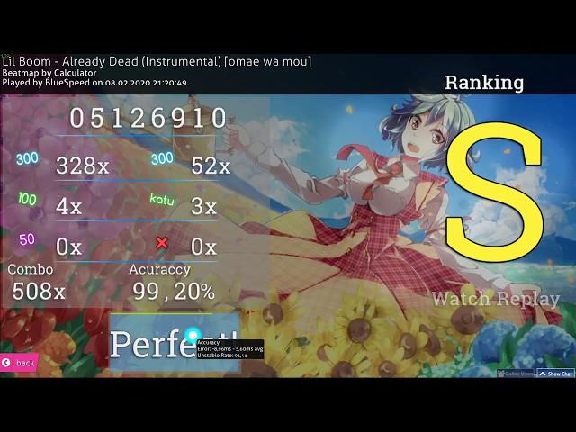 Already Dead (Omae Wa Mou) instrumental- Osu