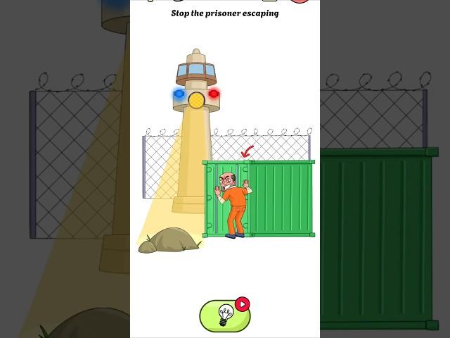 Stop The Prisoners Escaping   #cartoon #gaming #escape