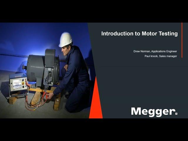 Introduction to motor testing