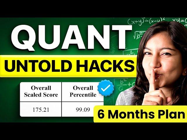 Weak in Maths?  CAT Quant Hacks that Got Me into IIM-A | CAT 2024 Preparation Strategy