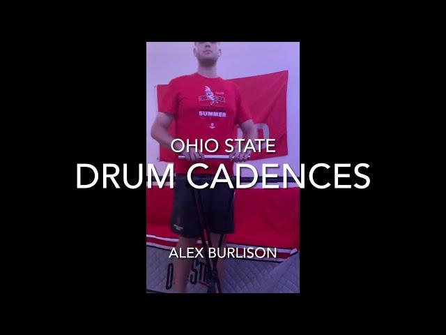 Ohio State University Marching Band Drum Cadences (Tenors)