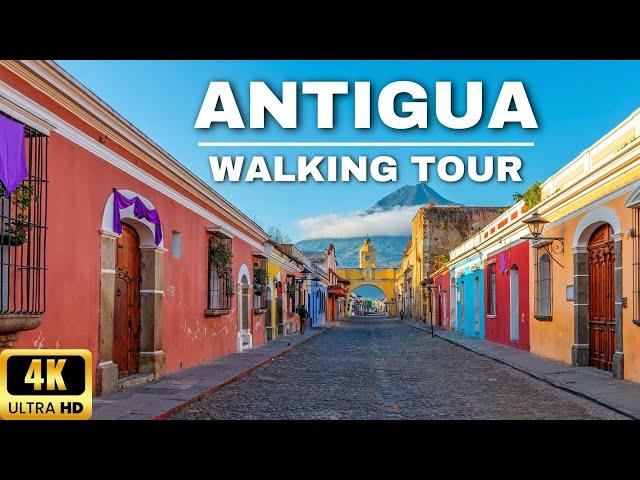 Antigua, Guatemala | 4K60fps | Walking Tour w/ Captions