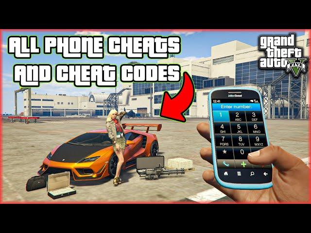 GTA 5 | All New Secret Phone Cheats And Cheat Codes in Story Mode |