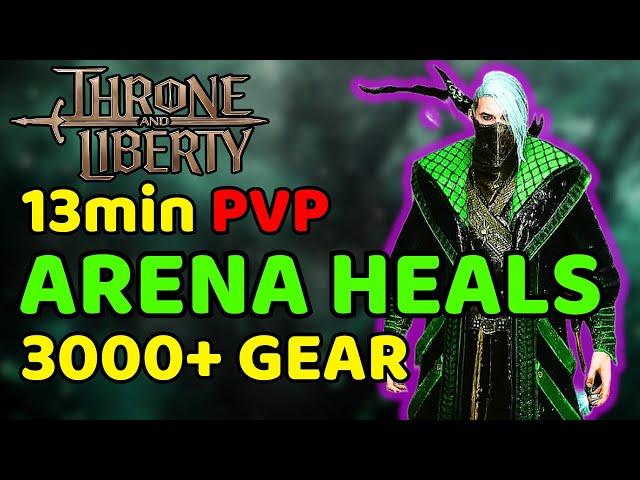 13 MINUTES of Arena PVP HEALING | Bow/Wand | Throne and Liberty