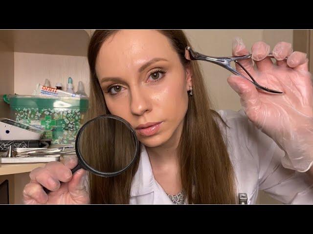 АСМР Ты точно уснешь после этого медицинского осмотраРолевая игра \ ASMR‍️Roleplay Medical exam🩺