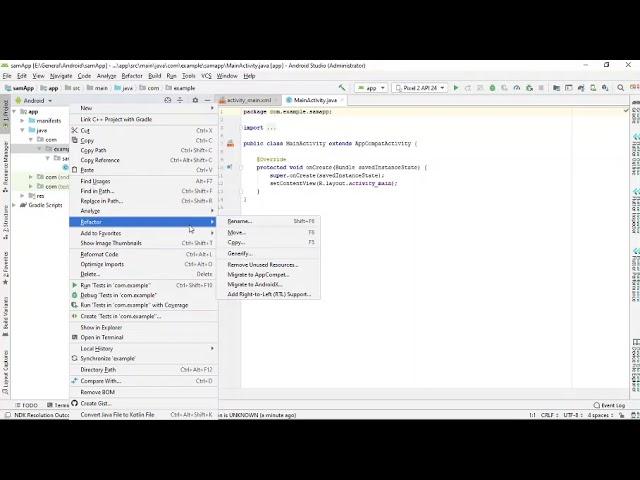 Android Studio - How to change Package Name of an App
