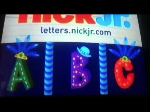 Nick jr letters promo