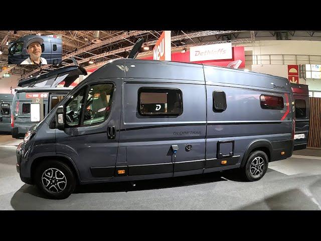 Dethleffs Globetrail 640 HR Camping car RV Camper Van Fiat Caravan Salon walkaround + interior V2312