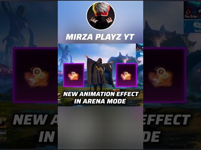 New Animation Effect In Arena Mode #pubgmobile #pubgmnextstarprogram #pubg