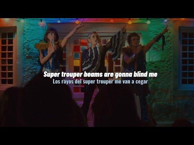 super trouper - abba (lyrics + sub. español) // mamma mia!