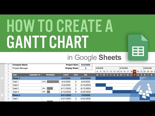 How to Create a Gantt Chart in Google Sheets