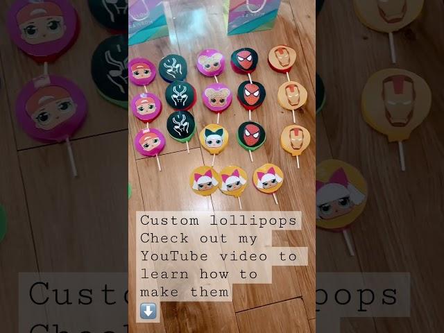 Create custom lollipops holders.   #lolsurprise #lolsurpriseremix #marvel #dccomics