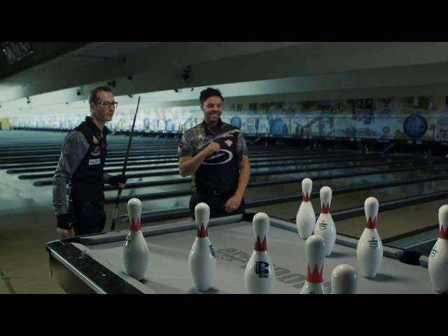 POOLBOWL - Pool VS Bowling INSANE Trick Shots !!!!