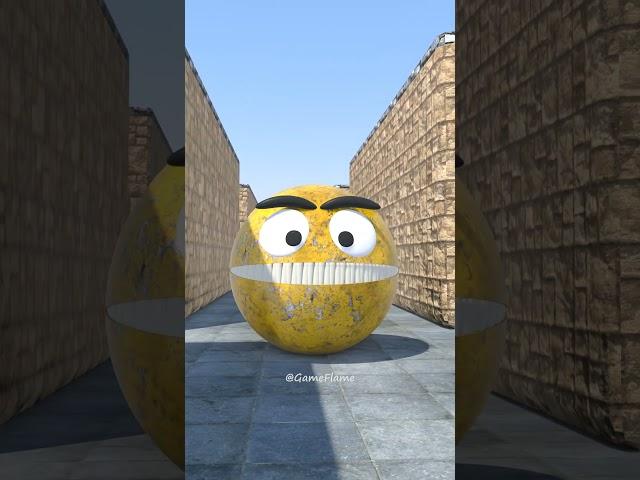 Plastic Robot Pacman vs Sponge #Shorts
