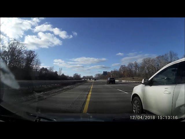 SUV driver runs me off the road. At least they signaled?