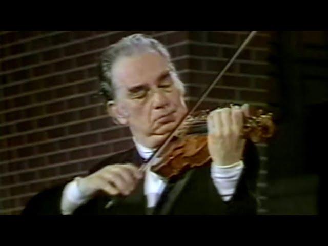 Oscar Shumsky plays Johannes Brahms: Violin Concerto in D major, Op.77. (1979 Live)